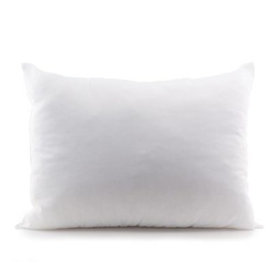 Travesseiro branco liso rectangular