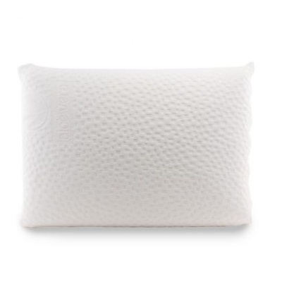 Almofada branca texturizada retangular