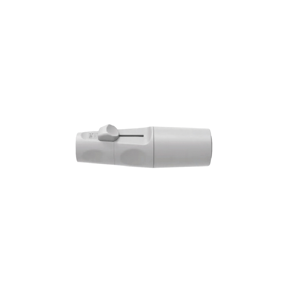 Terminal de aspiração completo PREMIUM para mangueiras de ø16 mm, compativel A-dec® Conector elétrico macho branco em plástico com fecho rotativo