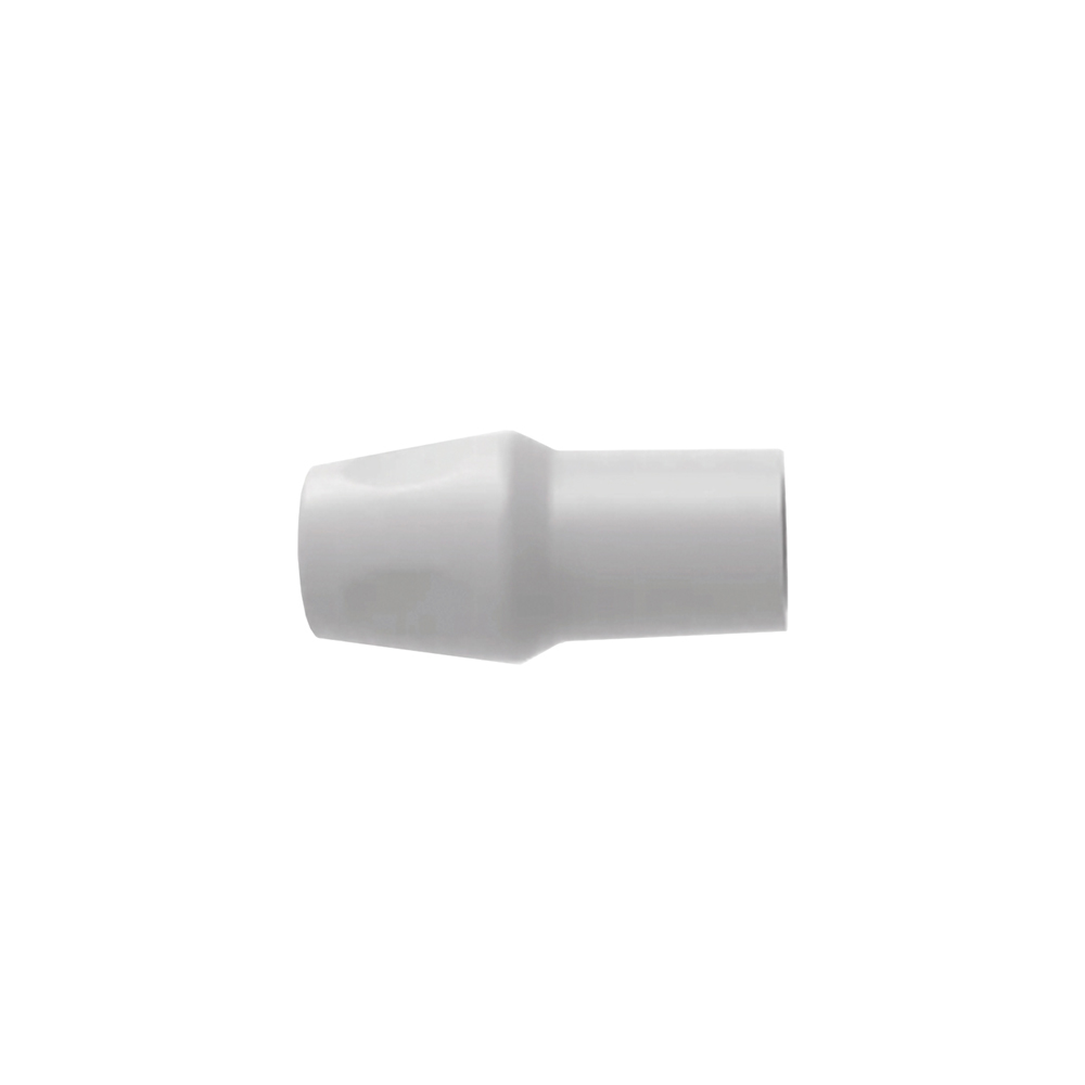 Adaptador aspiração ø16 mm a 11 mm Conector plástico branco cilíndrico