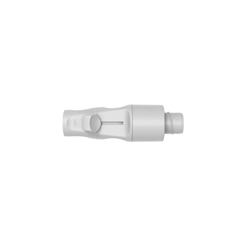 Terminal de aspiração completo PREMIUM para mangueiras de ø19 mm, compativel Dürr® Comfort Conector adaptador plástico branco com fecho deslizante