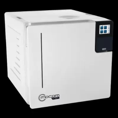 Autoclave branca Mocom com painel digital