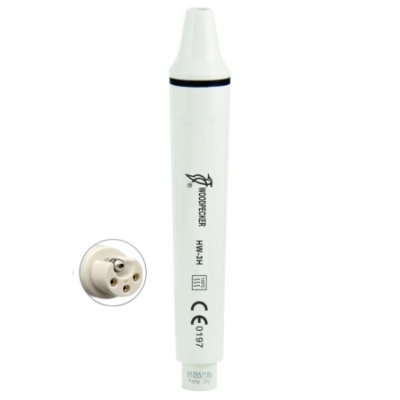Instrumento dentário Woodpecker HW-3H branco com conector