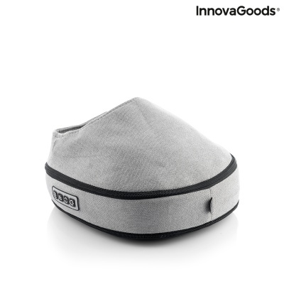 Calçadeira massajadora cinzenta com controlo digital