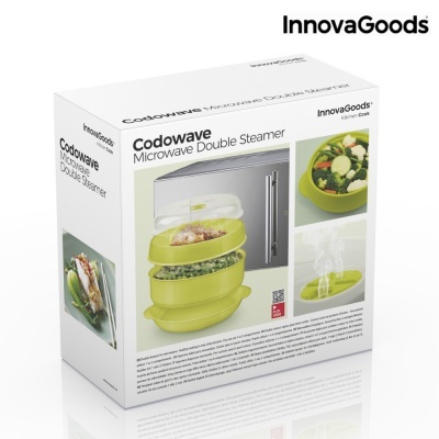 Embalagem do Vaporizador Duplo para Micro-ondas Codowave da InnovaGoods