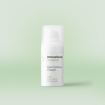 Frasco branco de creme para contorno dos olhos InnovaGoods Zenglow