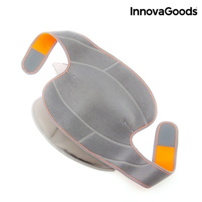 Suporte cinzento com detalhes laranja da marca InnovaGoods sobre fundo branco