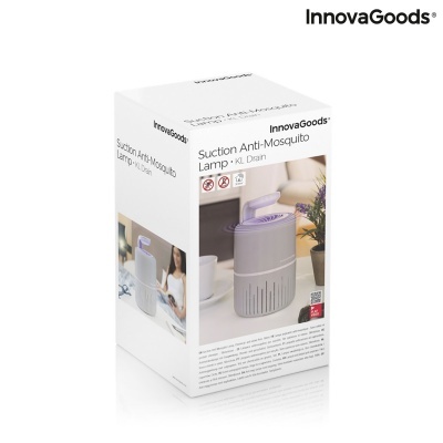 Caixa de produto para lâmpada antimosquitos InnovaGoods cinza