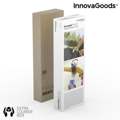 Caixas de embalagem para pistola de pressão de água InnovaGoods Forzater 8-in-1