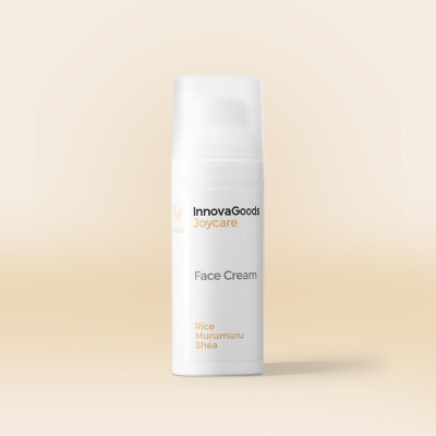 Frasco branco de creme facial InnovaGoods Joycare com tampa translúcida
