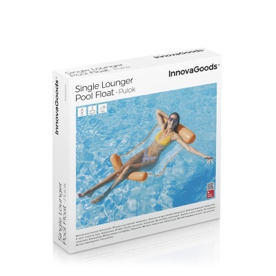 Embalagem de flutuador para piscina InnovaGoods Single Lounger