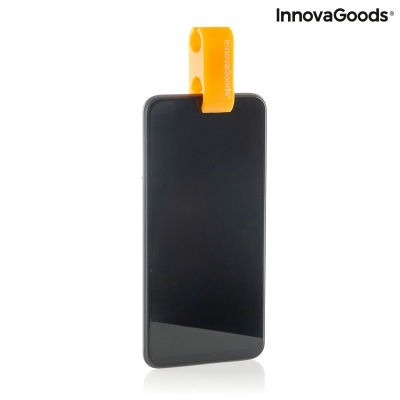 Suporte de silicone laranja para telemóvel