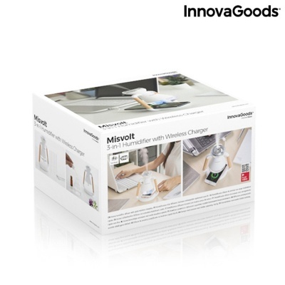 Caixa do humidificador e carregador sem fios Misvolt da InnovaGoods