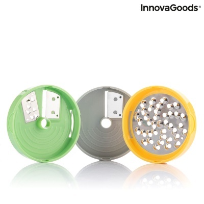 Discos plásticos de ralador e cortador com lâminas metálicas