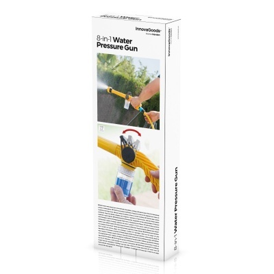 Caixa de embalagem da pistola de pressão de água 8 em 1 InnovaGoods