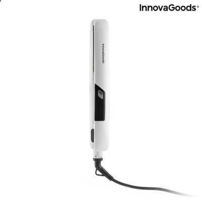 Alisador de cabelo branco e preto InnovaGoods com cabo