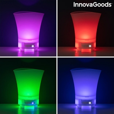 Difusor de aromas InnovaGoods com luzes coloridas em diferentes tons