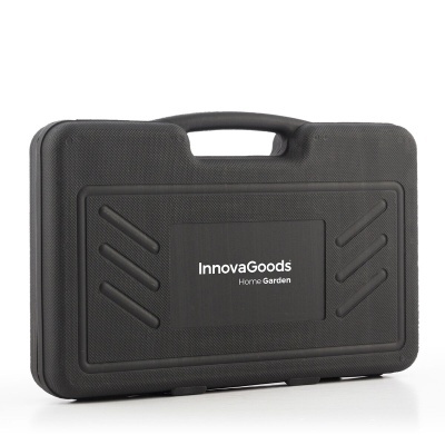 Estojo rígido preto InnovaGoods Home Garden sobre fundo branco