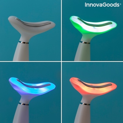 Dispositivo InnovaGoods com luz LED colorida e base branca