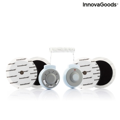 Rolos adesivos para remoção de pelos InnovaGoods com alça e tapetes adesivos pretos e brancos