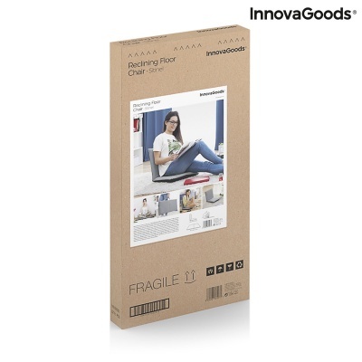 Embalagem de cadeira reclinável de chão InnovaGoods com imagem e texto