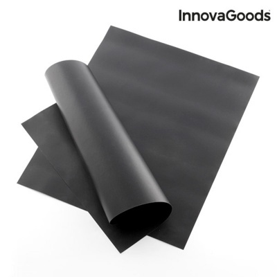 Folhas pretas de material plástico ou silicone com texto InnovaGoods