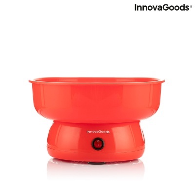 Depiladora elétrica vermelha InnovaGoods com botão frontal