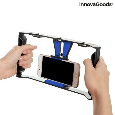 Suporte de mão para smartphone InnovaGoods com smartphone