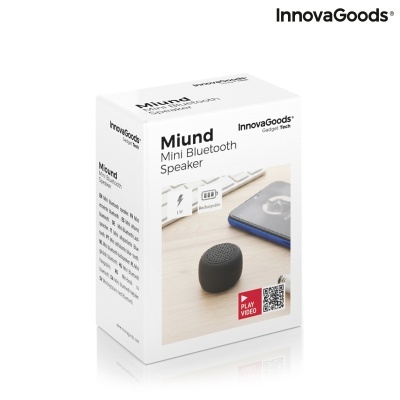 Embalagem branca de coluna mini Bluetooth Miund InnovaGoods