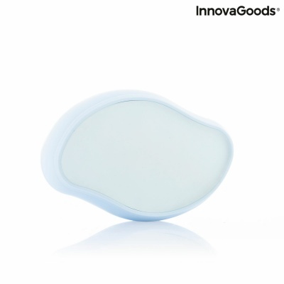Espelho de maquilhagem oval com luz LED branca InnovaGoods