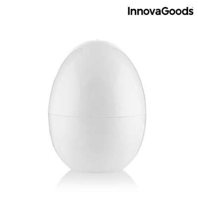 Frasco ovo branco com tampa removível e texto InnovaGoods