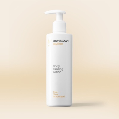 Loção firmadora para o corpo InnovaGoods Joyfirm em frasco branco com doseador