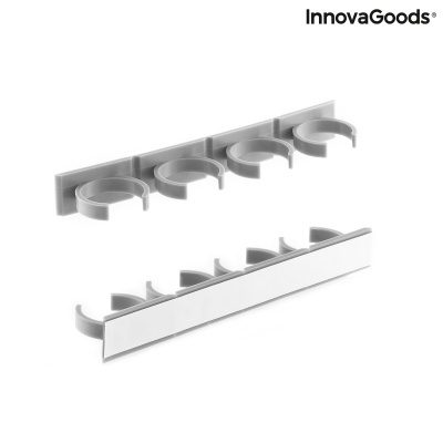Porta-escovas de dentes InnovaGoods suporte branco e cinzento