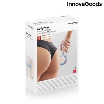 Embalagem do InnovaGoods CellyMax Massager Ultrassónico 3 em 1