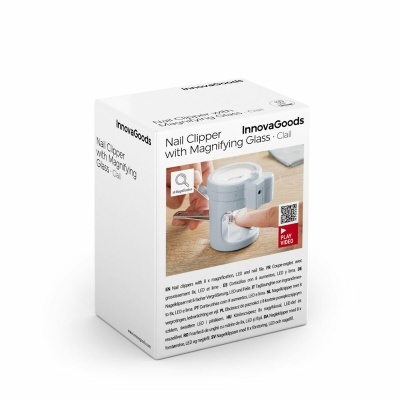 Caixa de corta-unhas com lupa InnovaGoods