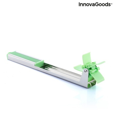 Cortador manual de legumes InnovaGoods verde e prata