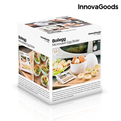 Embalagem do cozedor de ovos para micro-ondas InnovaGoods Bollegg