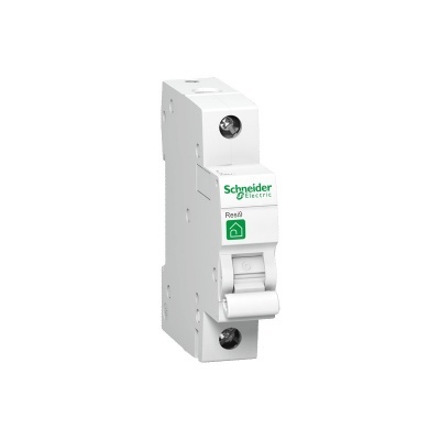 Disjuntor Schneider Electric Resi9 branco com alavanca e parafusos
