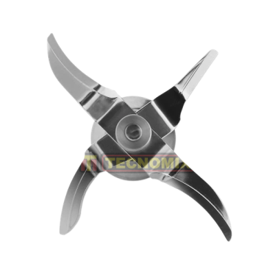 Lâmina metálica de quatro pontas para liquidificador