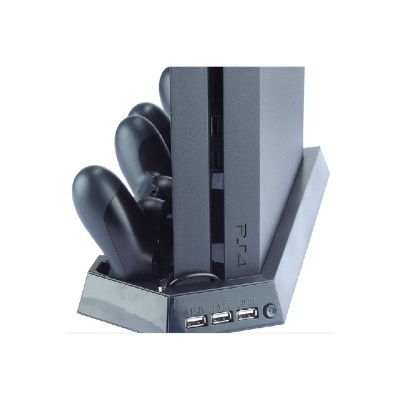 Suporte para PlayStation 4 com comandos e portas USB