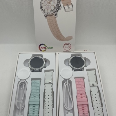 Relógios inteligentes Z95 MINI com braceletes coloridas em caixa com imagem do produto