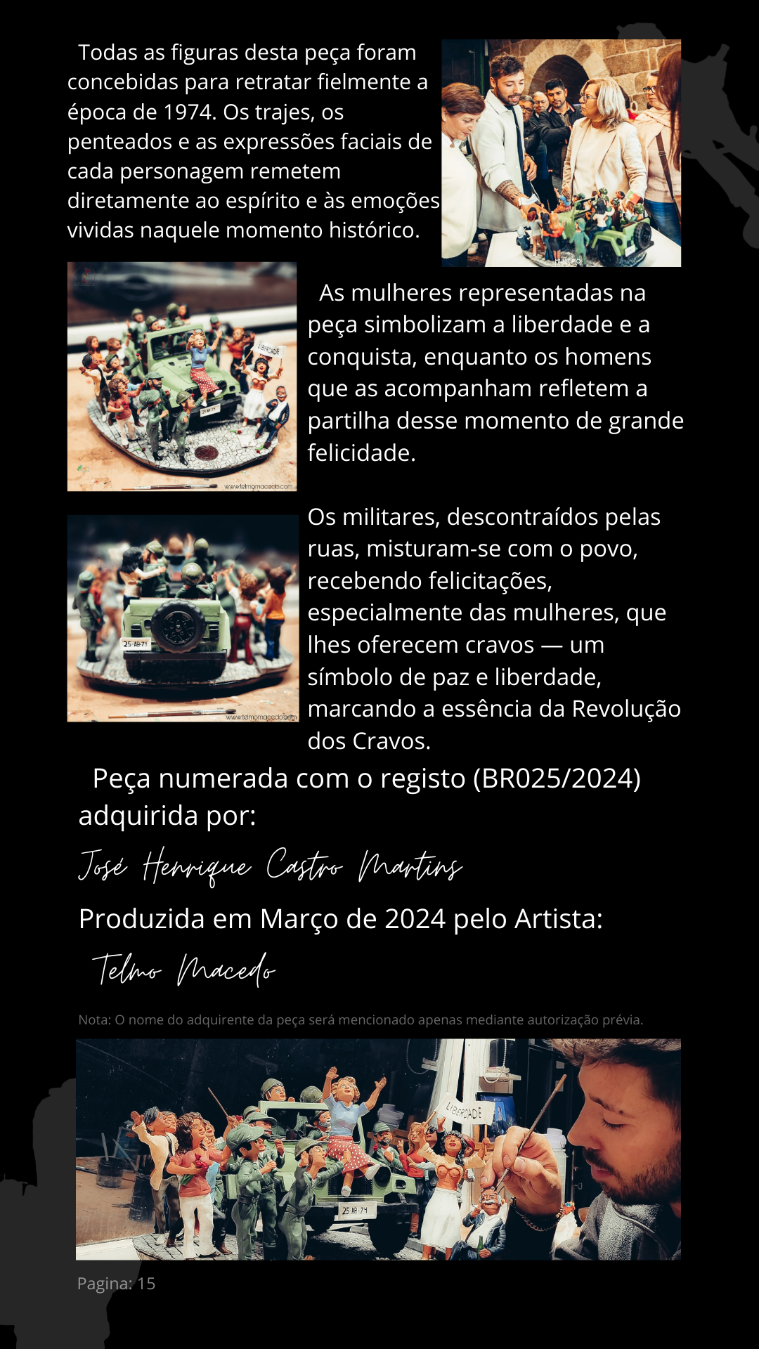 A História por detrás da Obra de Arte- Telmo Macedo