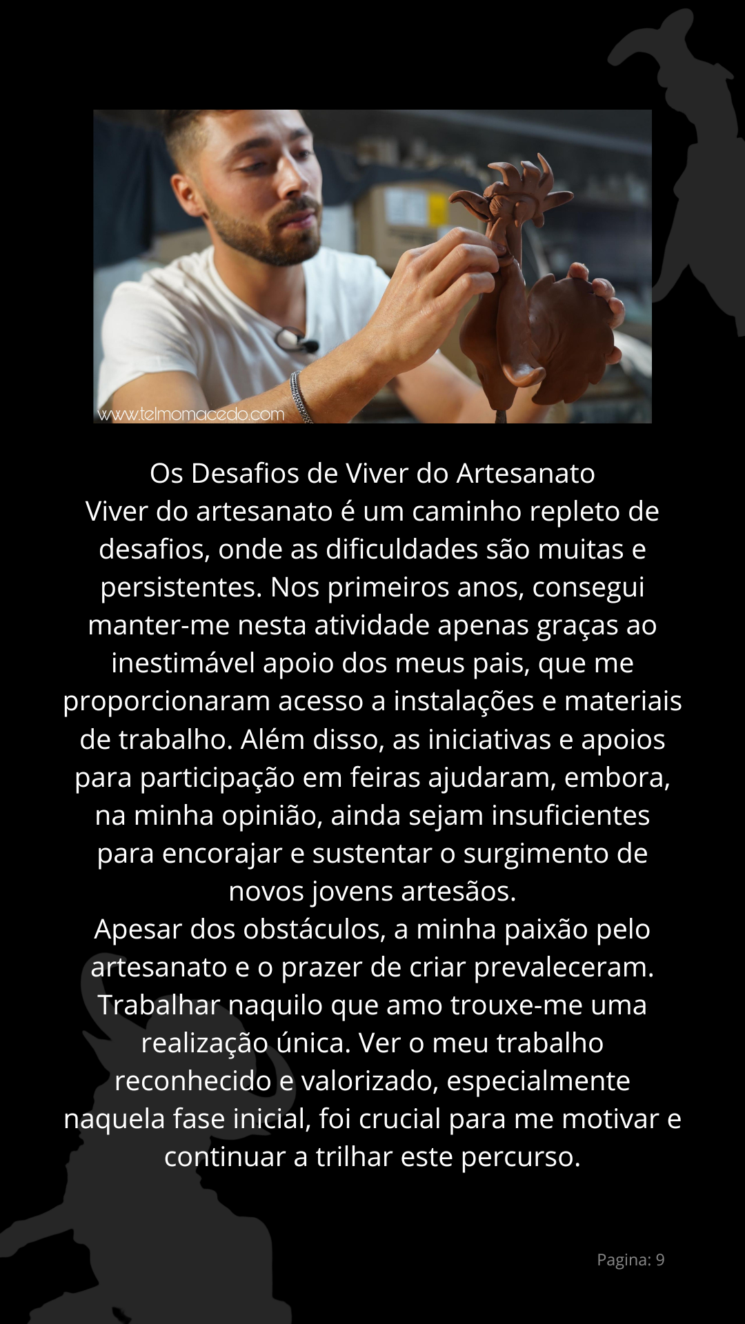 A História por detrás da Obra de Arte- Telmo Macedo