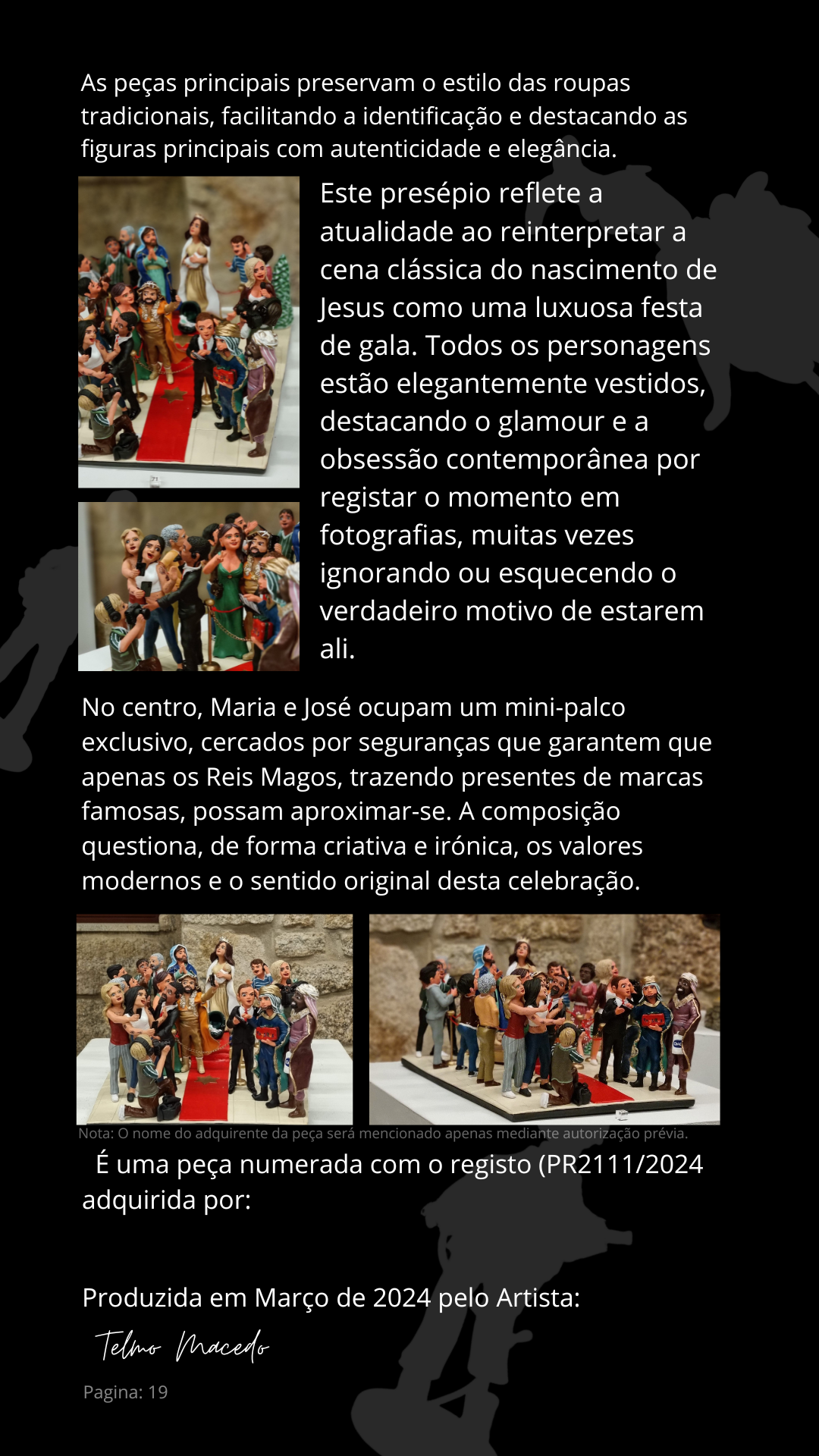 A História por detrás da Obra de Arte- Telmo Macedo