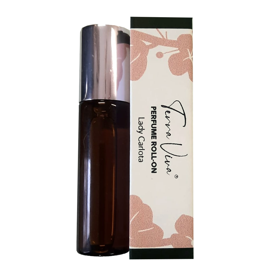 Perfume Roll-On Perfume roll-on Terra Viva Lady Carlota com embalagem