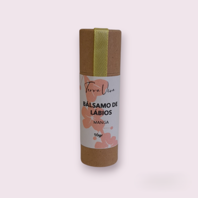 Bálsamo de lábios Terra Viva manga 10g embalagem de cartão
