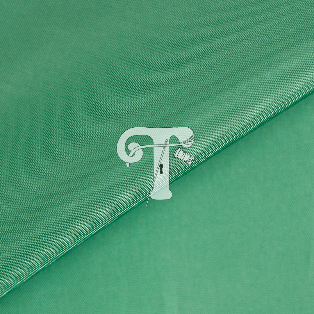 Tafetá Verde Tecido verde com duas texturas diferentes