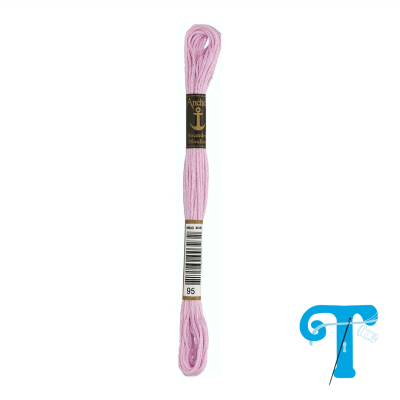 Skeins de linha de bordar Anchor rosa claro