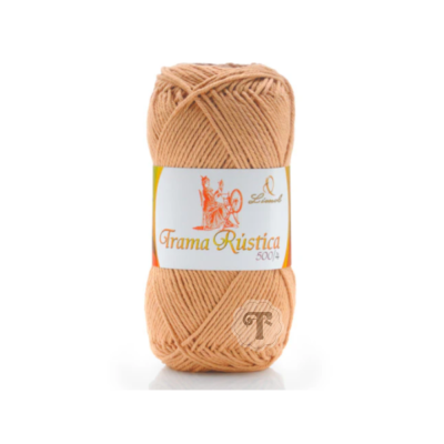 Novelo de lã Linardi Trama Rústica 500g cor bege claro