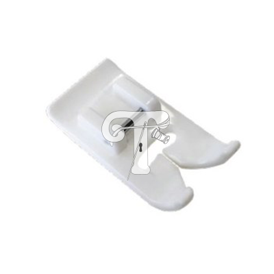 Suporte de plástico branco com extremidades curvas